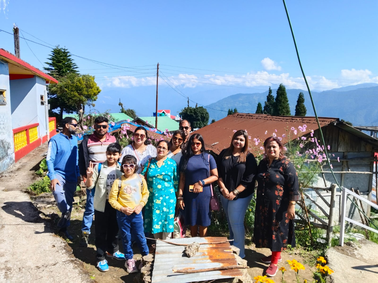 Guests at the village